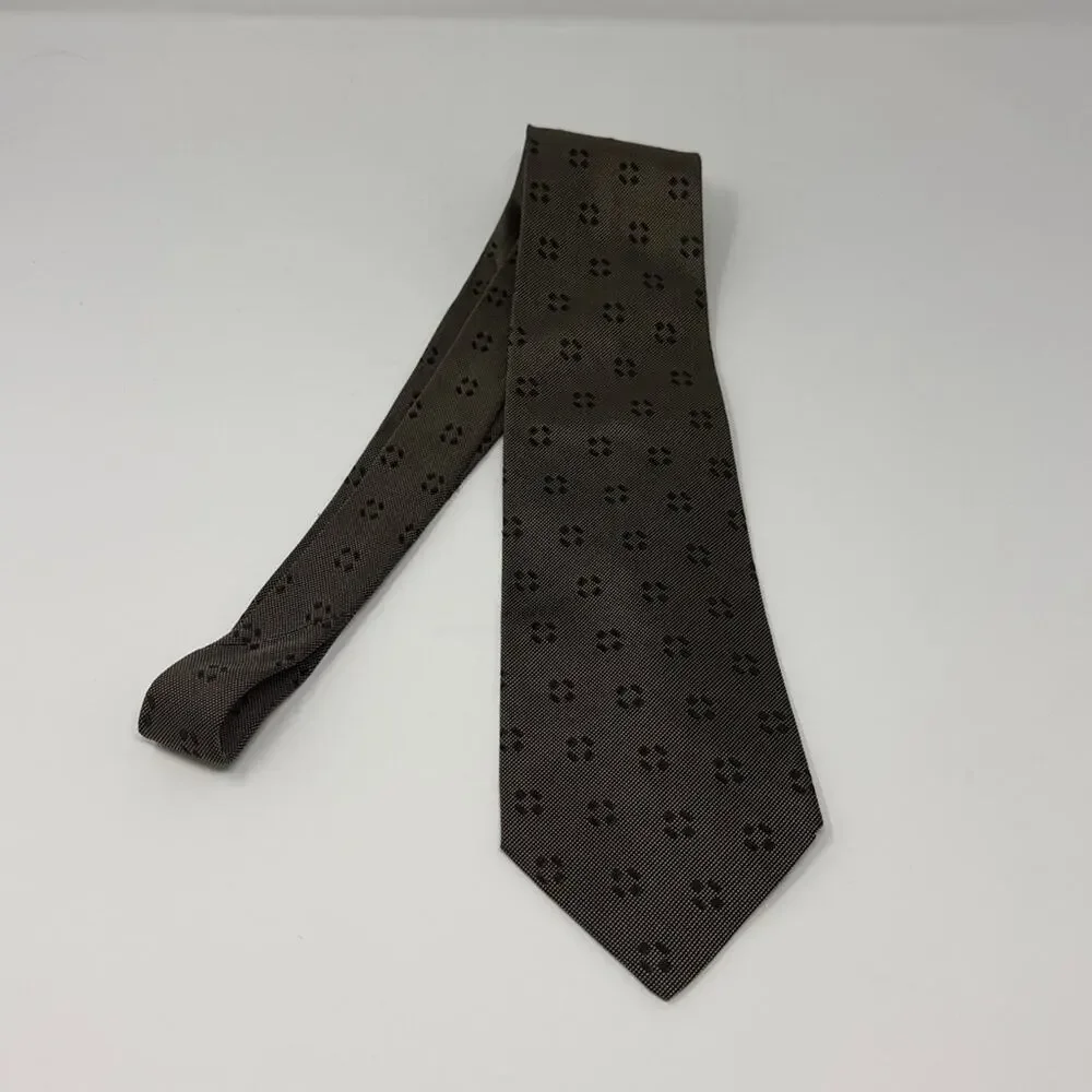 Dolce & Gabbana Men's 100% Silk Tie - Black